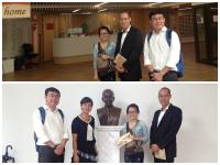清華大學蘇世民書院副院長張伯賡教授等職員訪問善衡書院